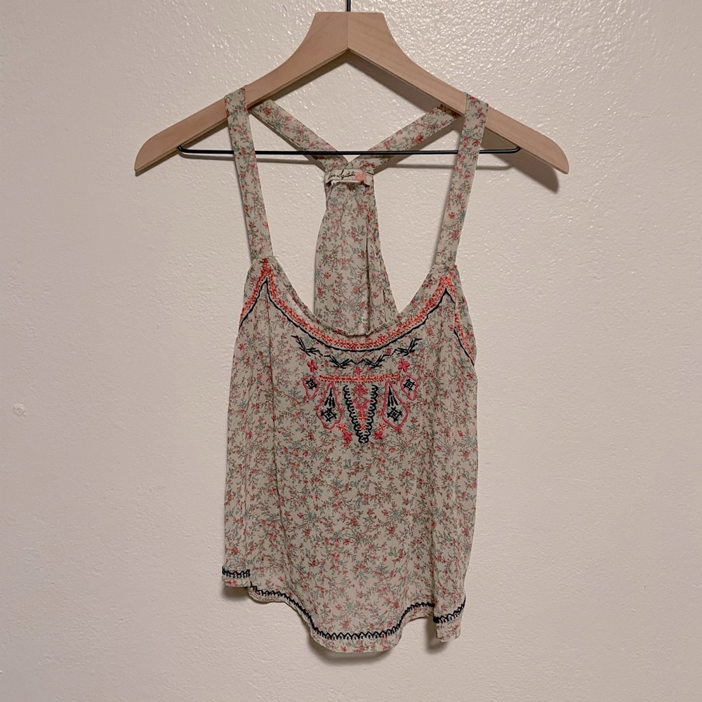 Sheer swing tank top